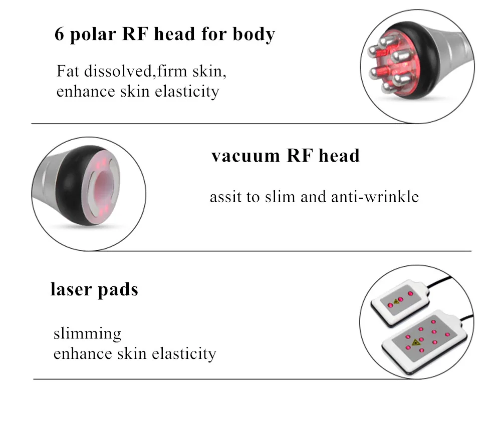 ZiCatkin 2022 New Ultrasonic Lipo 40K Cavitation Machine Vacuum Radio Frequency RF Skin Care Device For Skin Tighten Antiwrinkle