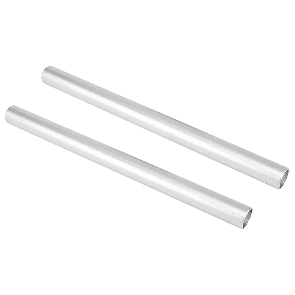 Стержень из алюминиевого сплава Haoge VA-PR20W, 20 см (7,9 дюйма), длинный, 15 мм, с резьбой M12, для опорной системы камеры, серебристый