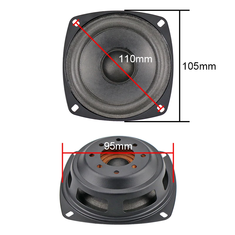 Updated Foam 95MM Passive Radiator Speaker Bass Radiator Auxiliary Woofer For ALTEC 4 INCH 5 INCH Woofer Subwoofer Speaker DIY