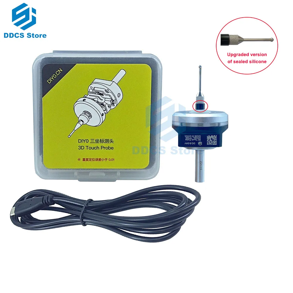 2025 TP06 V6 CNC Anti-Roll 3D Probe Edge Finder CNC Probe Compatible with Mach3 and Grbl Engraving