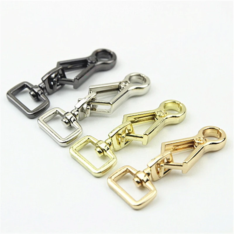 1pcs Metal Snap Hook Fashion Buckle Clips Keychain for DIY Handbag Bag Purse Luggage Hardware Closure Bag Parts Accessories