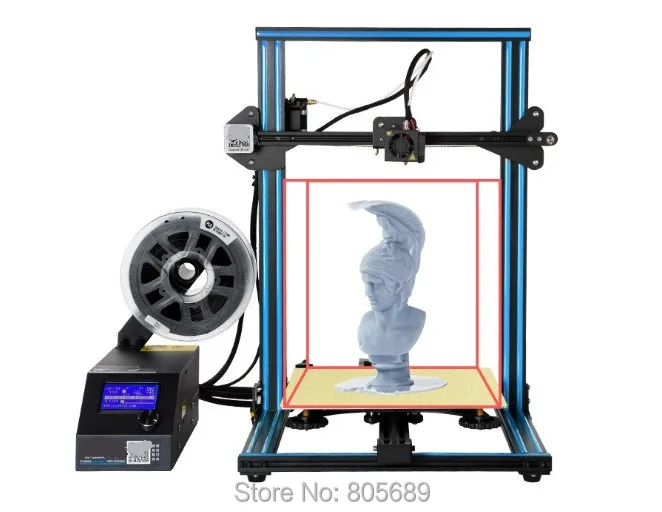 CR-10 3D Printer Diy kit hot selling model ABS/PLA/TPU/Copper, wooden etc 1.75mm free shipping