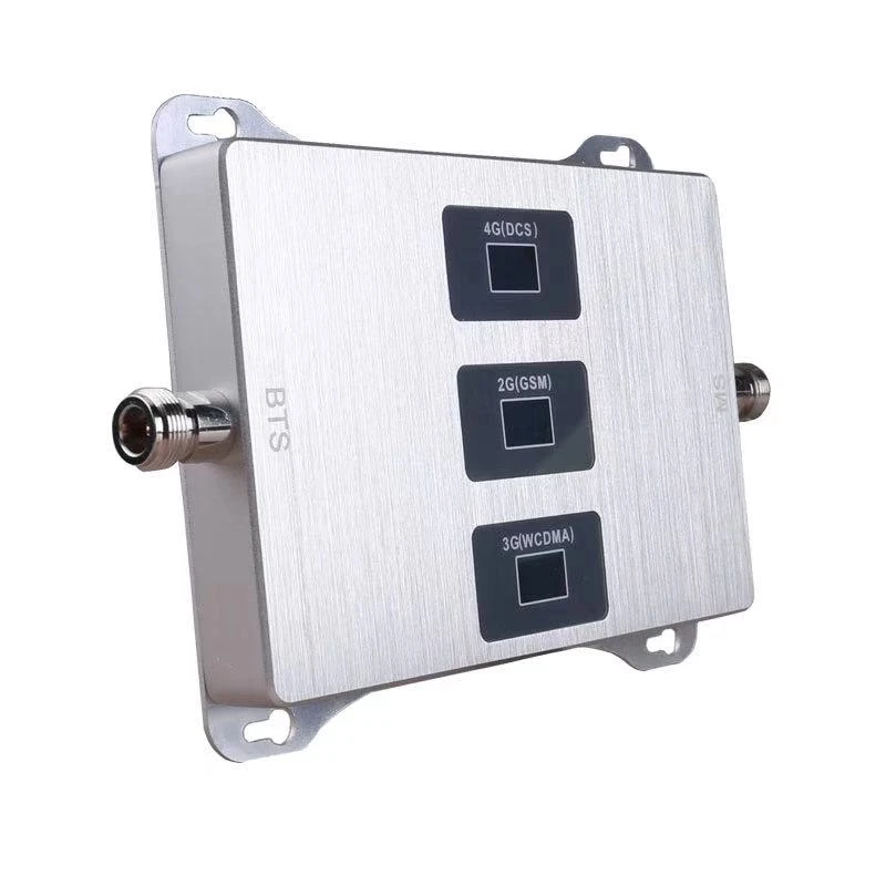 2G 3G 4G Tri-Band Signal Booster GSM 900+DCS/LTE 1800(Band 3)+UMTS/WCDMA 2100(Band 1) Mobile Signal Repeater Cellular Amplifier