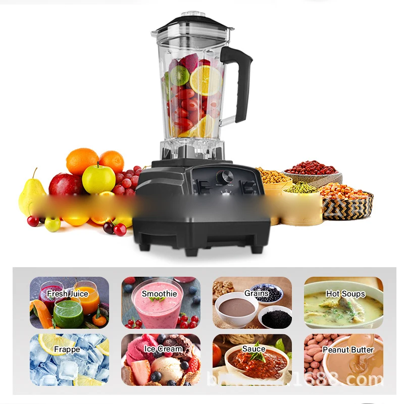 2L Timing Function Mixer Wall Breaking Machine Juicer Fruit Food Processor Multifunctional Household Kitchen Cooking Machine