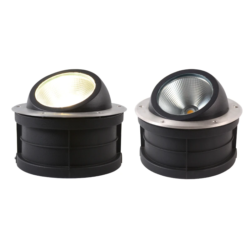 

4pcs COB Crooked Bull's Eye Buried Light 10W 20W 30W 40W Led Embedded Round Under Ground Lamp Outdoor Waterproof Ip67