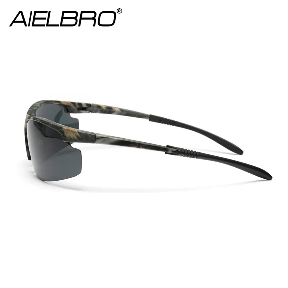 AIELBRO High Quality Cycling Glasses Polarized Men's Glasses Windproof Protective Night Vision Fishing Cycling Sunglasses 2020