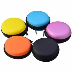 Fashion Earphone Holder Case Storage Bag Mini Zipper Hard Headphone Case Portable Pouch Box USB Cable Organizer
