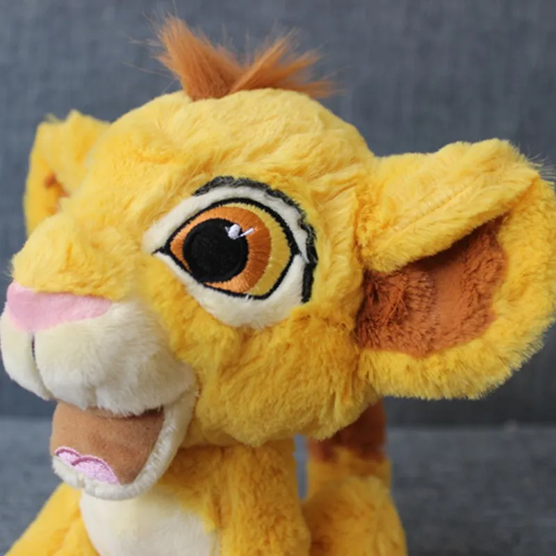 Disney Movie The Lion King Baby Simba And Baby Nala Plush Stuffed Toy Dolls 23cm