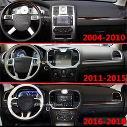 For Chrysler 300 300C 2004-2018 Car Leather Polyester Dashboard Mat Anti-UV SunShade Instrument Panel Carpet Protect Accessories