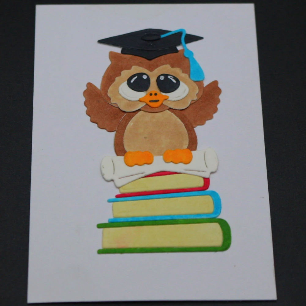 YINISE Metal Cutting Dies For Scrapbooking Stencils Doctor Owl DIY Paper Album Cards Making Embossing Folders Die Cuts CUT Mold