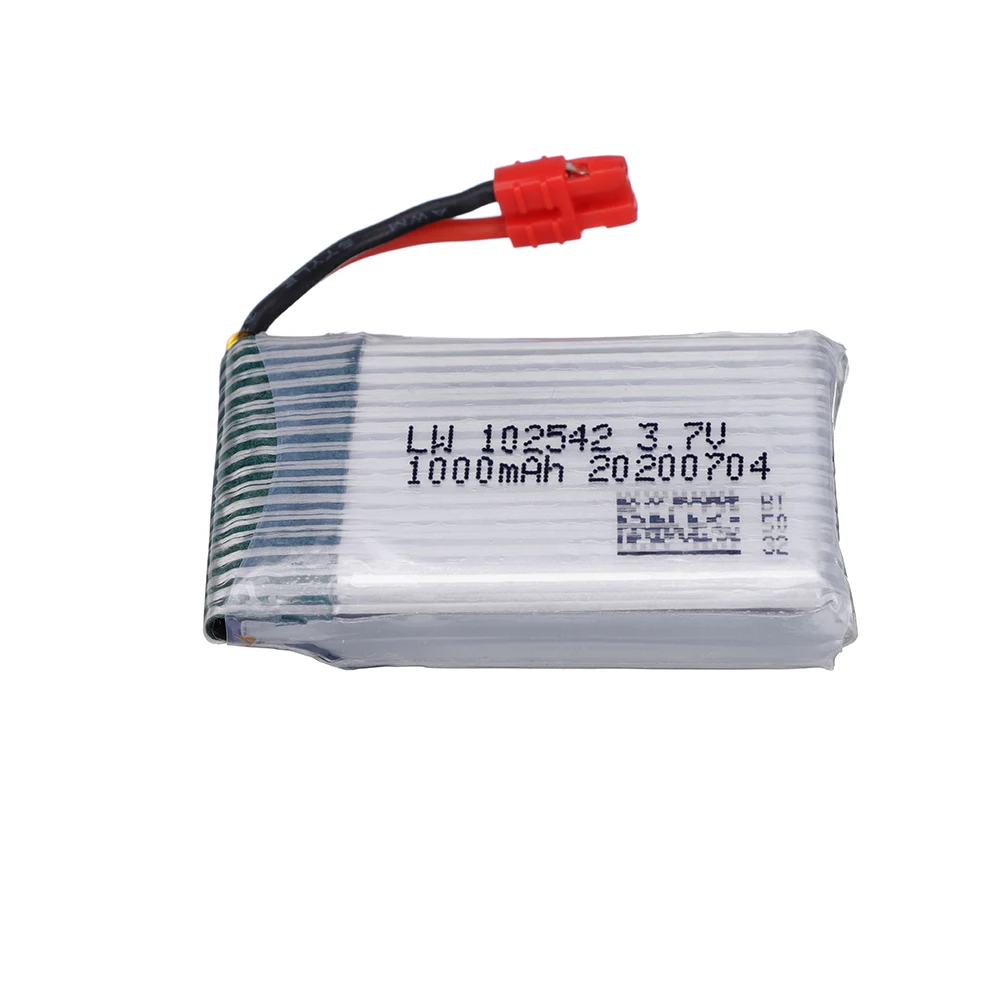 3.7V 1000MAhสำหรับSyma X5HC X5HW X5UW X5UC Quadcopterอะไหล่อัพเกรด 102542 แบตเตอรี่