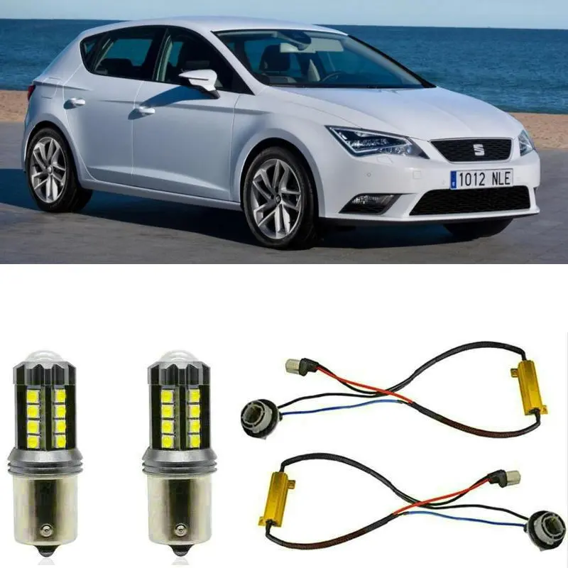 

Fog lamps for SEAT LEON 5F1 Hatchback Stop lamp Reverse Back up bulb Front Rear Turn Signal error free 2pc