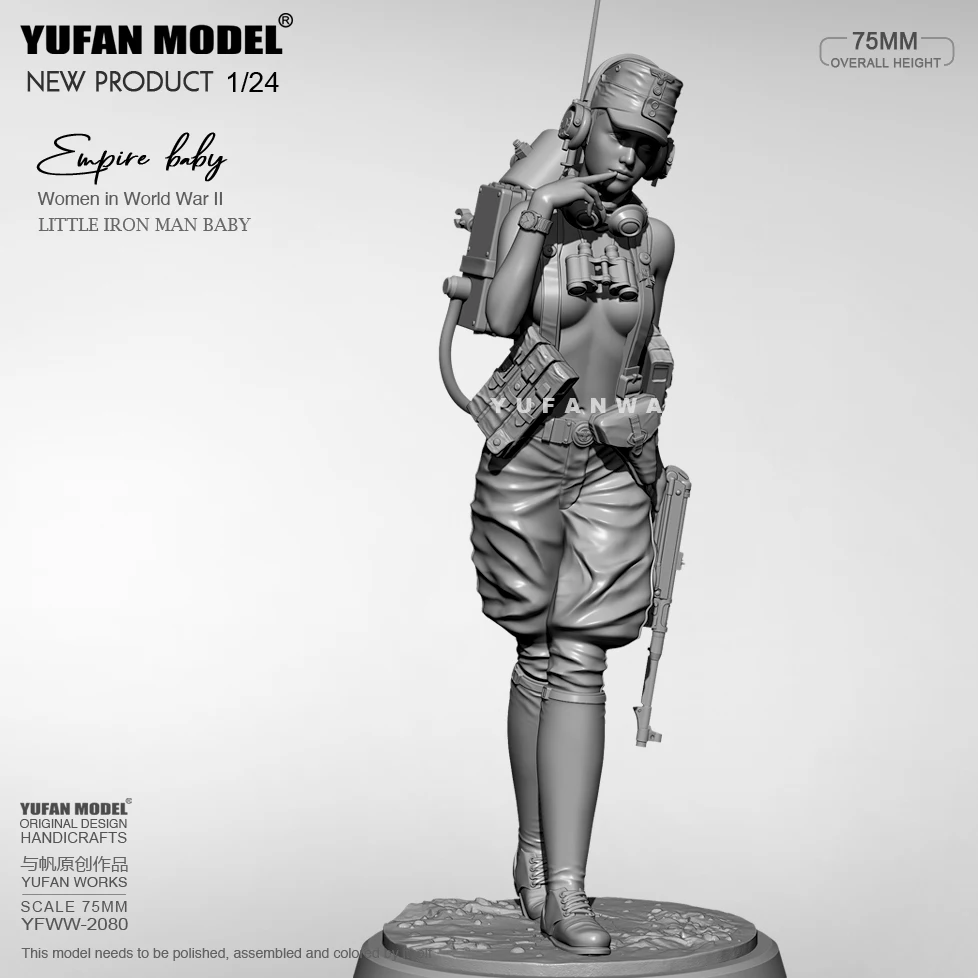 

1/24 Yufan Model kits figure DIY toy beauty self-assembled YFWW-2080