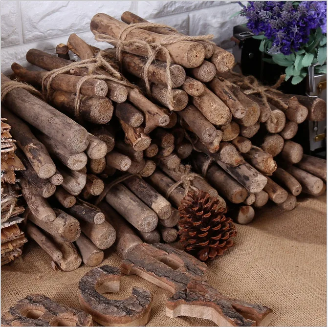 5 sztuk surowe drewno drewniany patyczek DIY drewniane Making wiszące rzemiosło Handmade Home Decor akcesoria ślubne makrama 30 40 50 60 cm