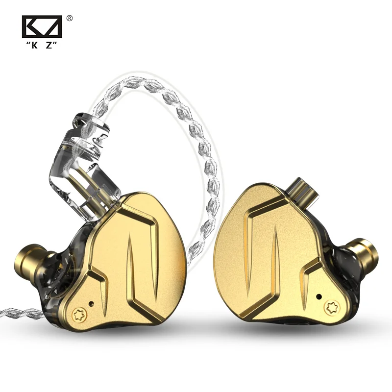 KZ ZSN Pro X Metal Bass Earphones 1BA+1DD Hybrid Technology HIFI In Ear Monitor Earphone Earbuds Sport Noise Cancelling Headset