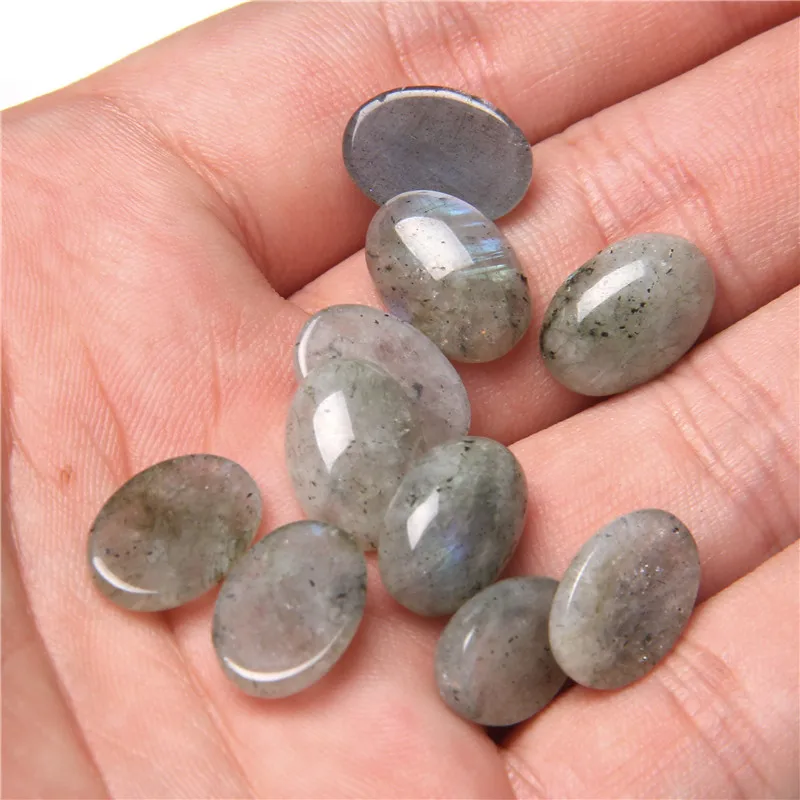 10pcs/lot Natural Stone Cabochon 8-25MM Tiger Eye Agat Oval Cameo Fit DIY Ring Earring Bracelet Necklace Making Jewelry Finding
