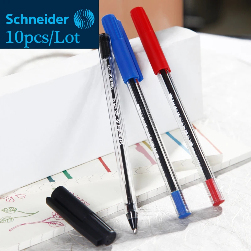 

5pcs Germany Schneider Tops 505M Ballpoint Pens 0.7mm Smooth Ink Ball-point Pen Office School Stationery Can Writing 4000M