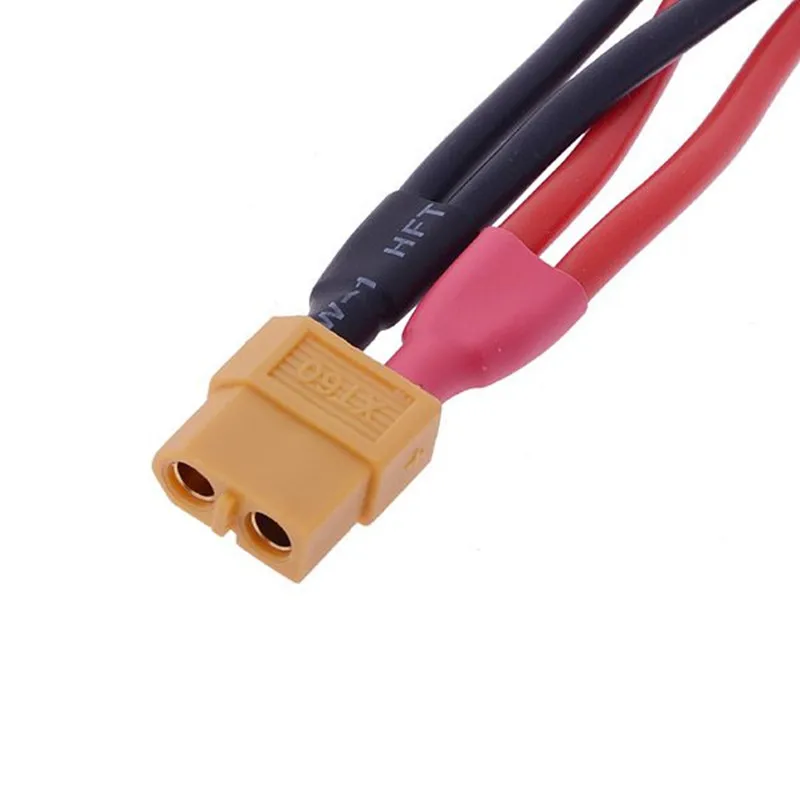 1pcs Xt60 Parallel Battery Connector Cable Dual Extension Y Splitter Silicone Wire