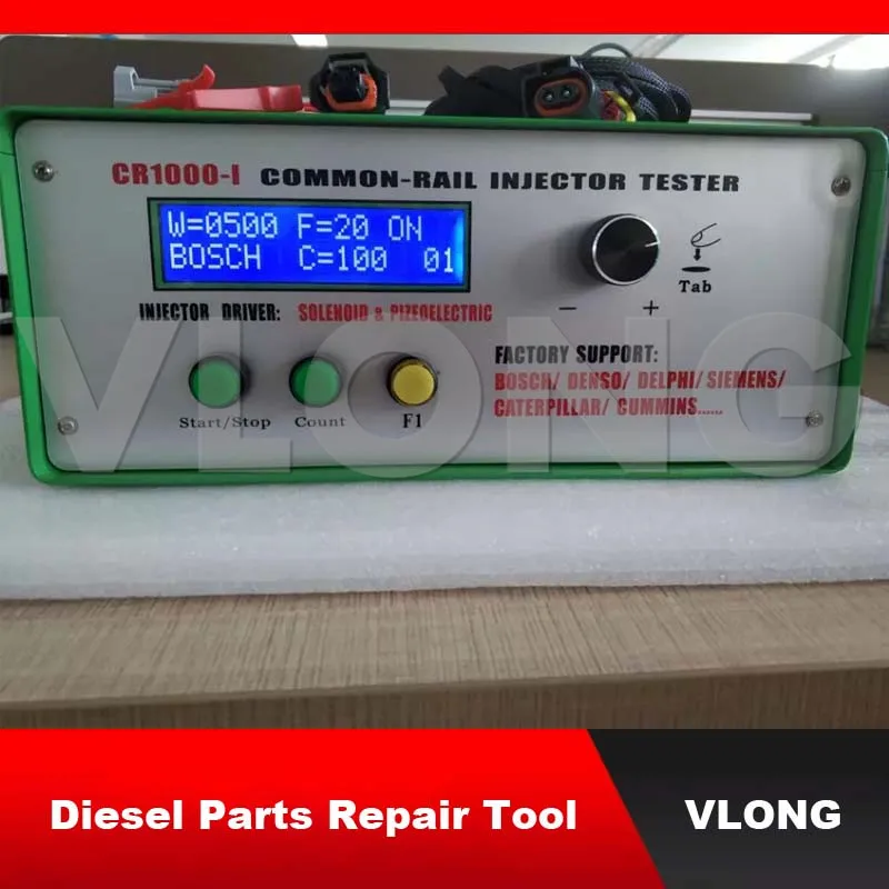 CR1000-I System Tester Common Rail Injector Tester Simulator With Piezo Injector Test Functions