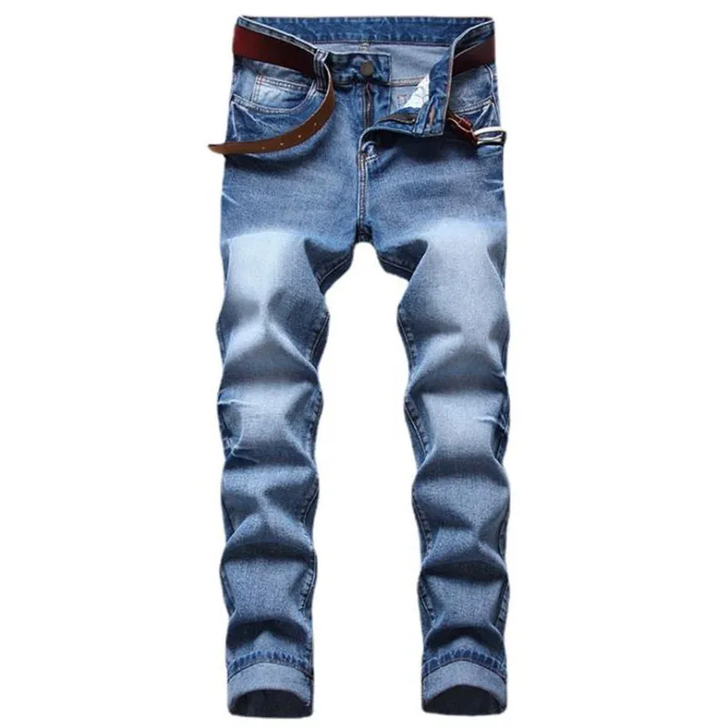 

2022 Hot New Brand Mens Casual Jeans Straight High Quality Denim Pants Male Fashion Jean Homme Classic Blue Jeans Trousers