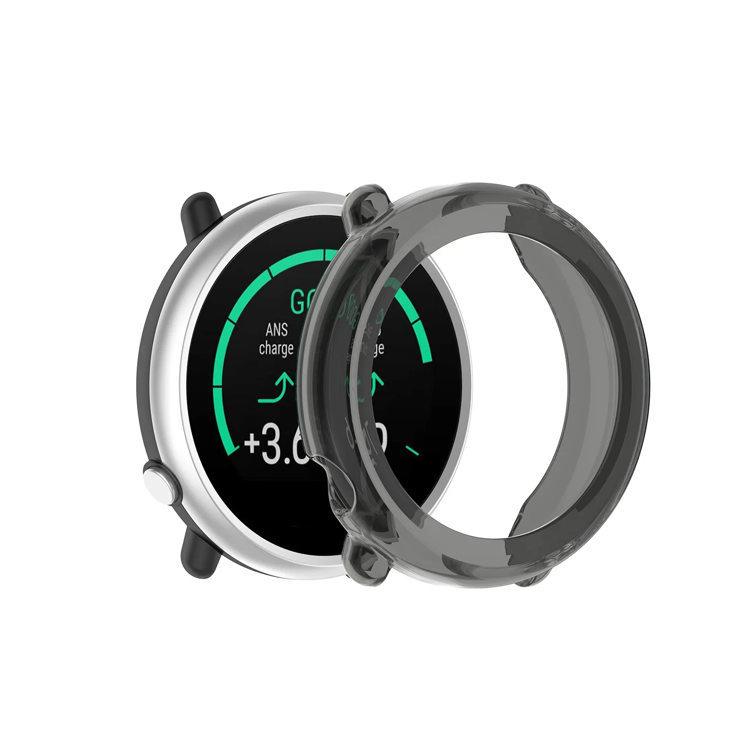 Armação de tela de vidro macio tpu, capa protetora de tela para polar ignite 2 watch ignite2 sport smartwatch, capa amortecedora protetora