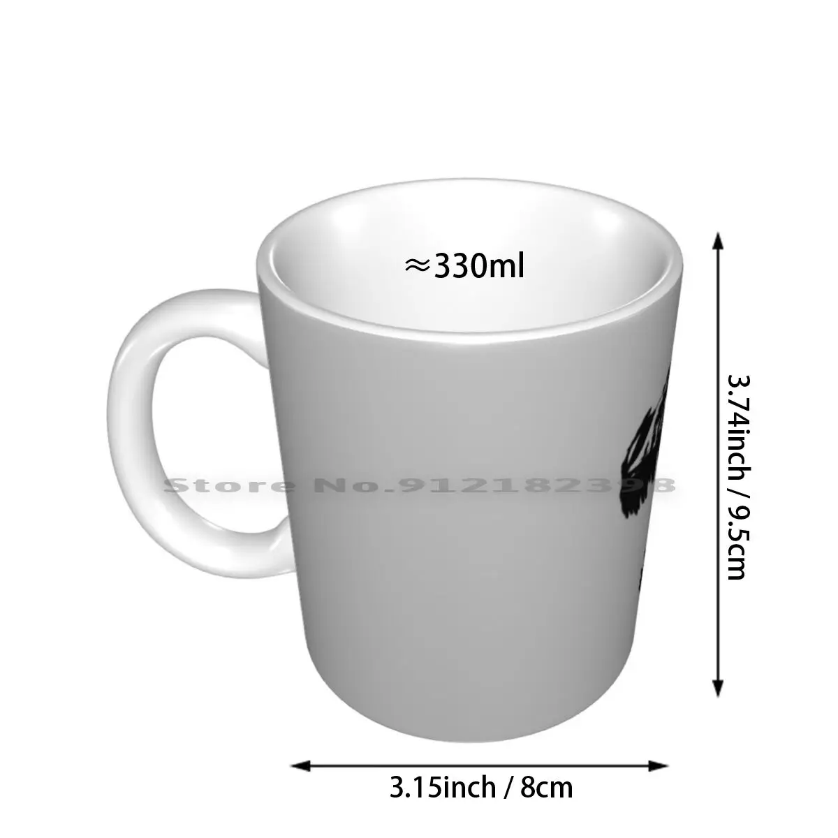 T-Rex Skeleton Ceramic Mugs Coffee Cups Milk Tea Mug Tyrannosaurus T Rex Trex Rex Dinosaur Skeleton Grey Greyscale Creative