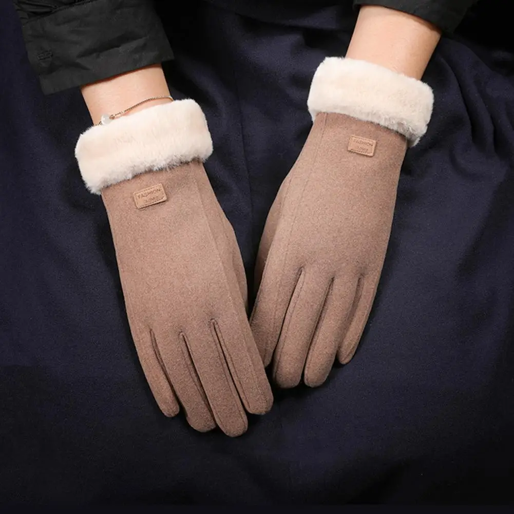 Cold Resistant Wide Application Fall Winter Women Simple Gloves for Outdoor