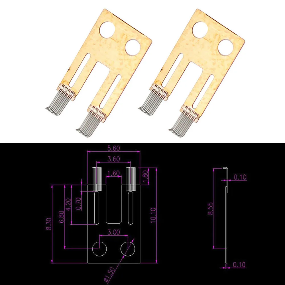 2x Steering Column Switch Angle Sensor Contact Brush Repair Kit Fit For BMW E65 E66 E60 730 740 530 7 Series Car Accessories