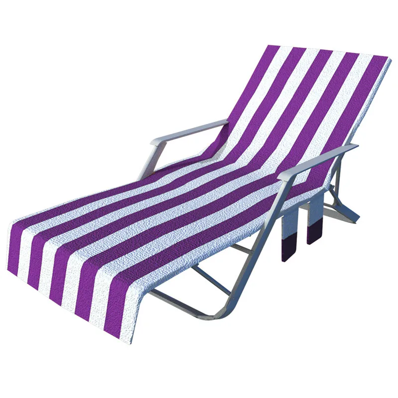 Gestreifte Mikrofaser Strand Stuhl Handtuch Abdeckungen Mit Tasche für Schwimmen Pool Im Freien Sonnenbaden Sommer Urlaub Strand Schwimmen Handtuch