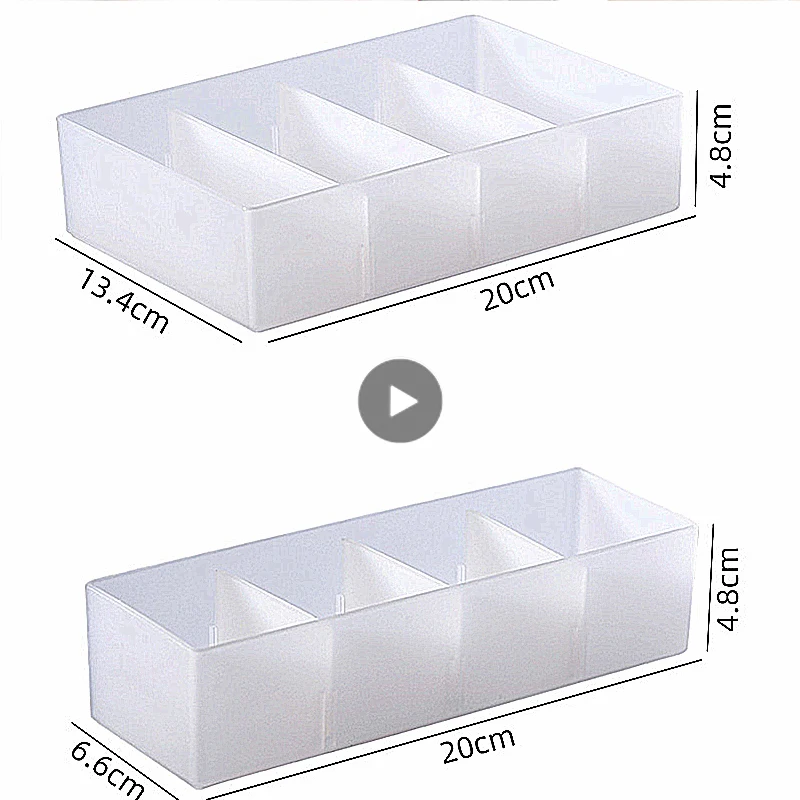 Caja de almacenamiento dividida ajustable de plástico para cosméticos, organizador de cosméticos de gran capacidad, contenedor de cajón de maquillaje de joyería de escritorio