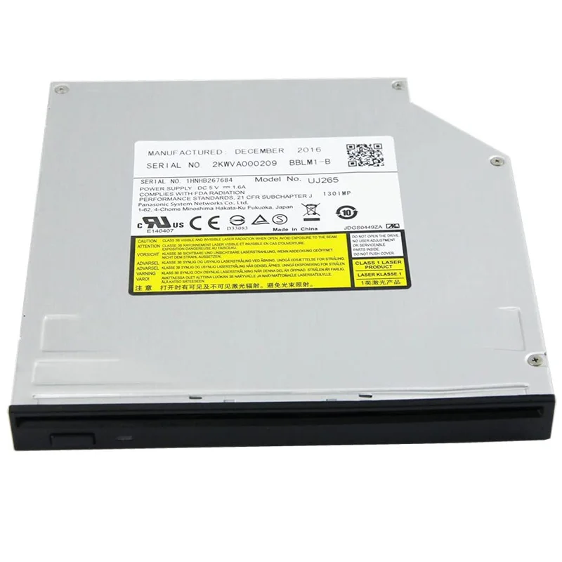 UJ-265 SATA slot, Blu-ray burner, slot, laptop internal Blu-ray burner SATA 12.7mm BD burner drive