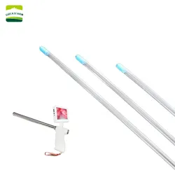 50pcs Cow Visible Insemination Gun Plastic Jacket Tube Cattle Artificial insemination Endoscope disposable deferens gun Coat