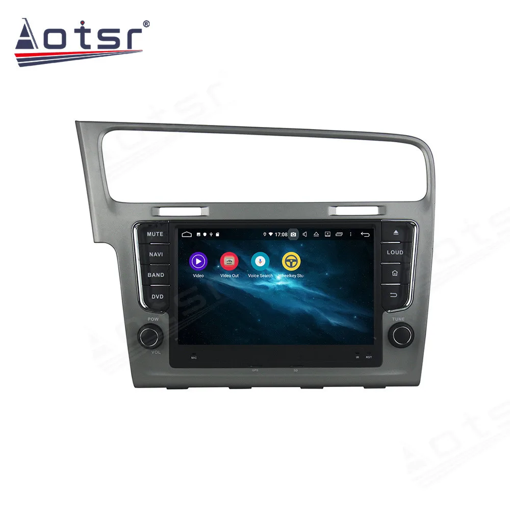 Android Car Multimedia Stereo Player For Volkswagen VW Golf 7 2013 2014-2018 Tape Radio Recorder Video GPS Navi Head Unit 2 Din