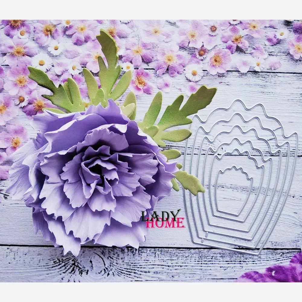 Torn Flowers Craft Metal Cutting Die Scrapbooking Stamps Embossing Paper Cards Template Punch Stencil DIY New Dies for 2020