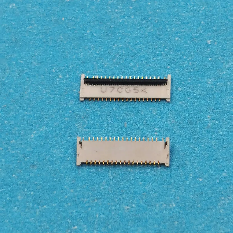 1Pcs LCD Display FPC Connector For Samsung Galaxy Tab A 10.1 SM-T580 T585 T587 Screen Clip Contact On Motherboard 35pin 35 pin