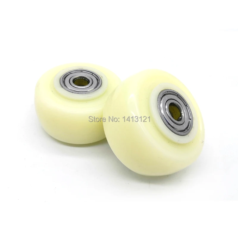 Rodamiento de nailon para cama médica, carro pequeño Industrial silenciado direccional, rueda de remolque, pieza de Hardware, 3/4/5 pulgadas