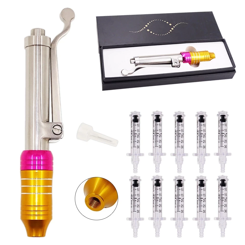 No-Needle 0.3ml Injection Gun, Hyaluron Pen, Face Skin Wrinkle Anti Aging, Ampuole Syringe Hyaluronic Acid Lip Filler