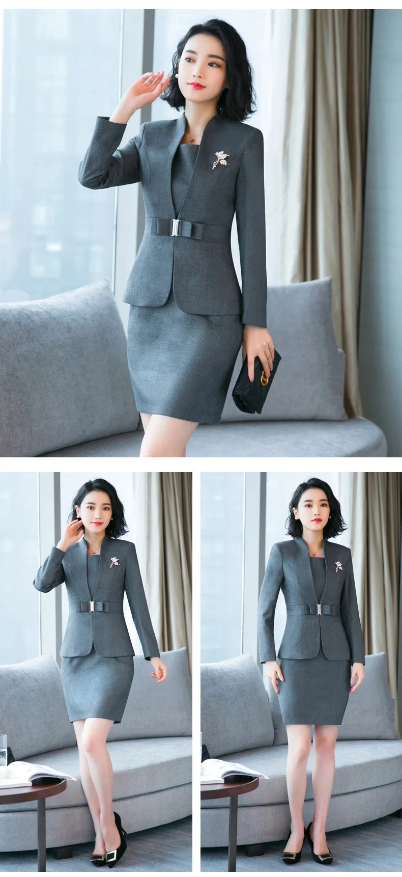 Office Lady Dress Suits Female Business Work 2 Piece Dress and Blazer Set Women Formal Jacket Suit Autumn 2022 Women Clothes - AliExpress 200000345 Office Lady Dress Suits Female Business Work 2 Piece Dress and Blazer Set Women Formal Jacket Suit Autumn 2022 Women Clothes - AliExpress 200000345