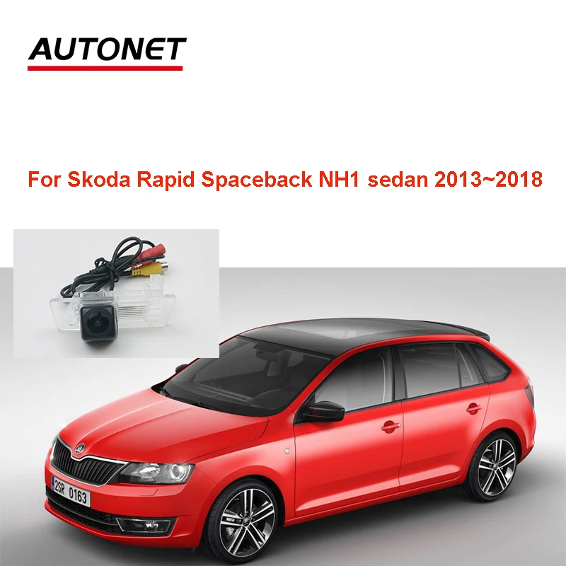 

Камера заднего вида для Skoda Rapid Spaceback NH1 sedan 2013 ~ 2018 AHD CVBS