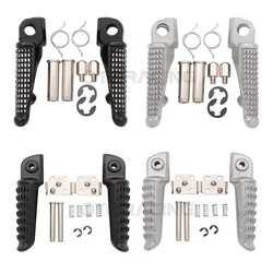 Motorcycle Front Foot Pegs Footrests For Kawasaki Ninja 250 Z750 Z800 Z1000 SX ER6F ER6N ZX-6R 636 ZX-9R ZX-10R ZX-12R