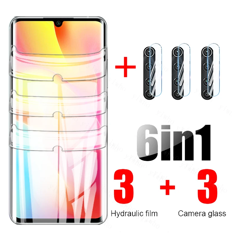 

Гидрогелевая пленка для Xiaomi Mi Note 10 Lite Note10 Lite 10Pro, Защитная пленка для задней панели экрана, объектив камеры, мягкое стекло Mi 11 Ultra 11i, пленка