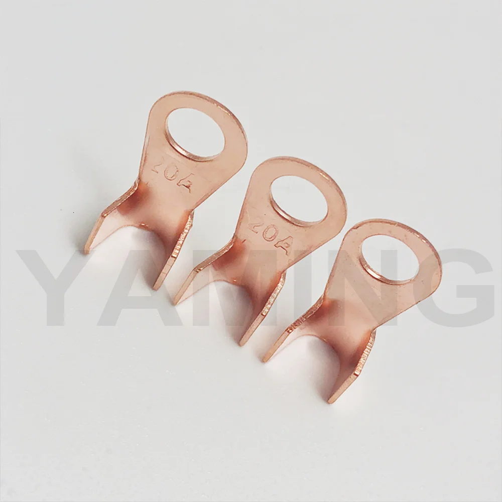 Terminal OT Series 10/20/30/40/50/60/100/150/200A Splice Wire Dia Copper O shape Circular Naked Battery Cable Connector Open Lug