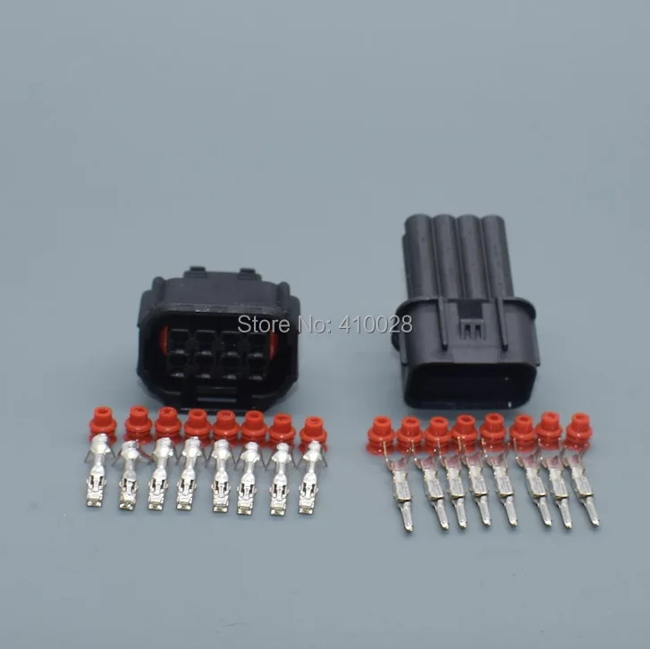 worldgolden 8 pin auto connector 1.2 male female LED headlight speaker plug sensor connectors 6181-6850 6189-7423