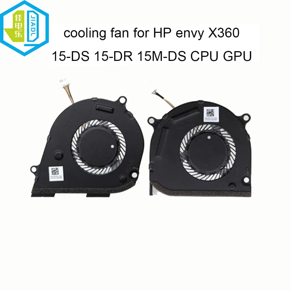 

Laptop Parts CPU GPU Cooling Fan Cooler Radiator For HP ENVY X360 15-DS 15M-DS 15-DR 15-DR0090CA 15-DS0011DX L53542 L53541-001