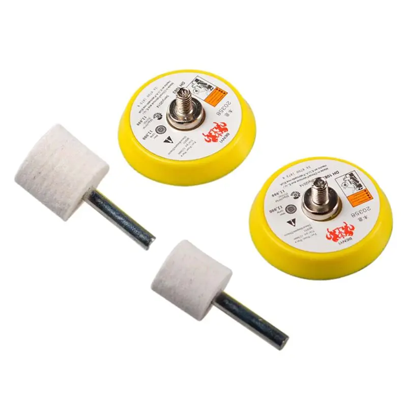 34pcs/Set Deep Scratch Remove Glass Polishing Kit 8 OZ Cerium Oxide+ Sanding Disc + Wool Polishing Pad For Windscreen Windows