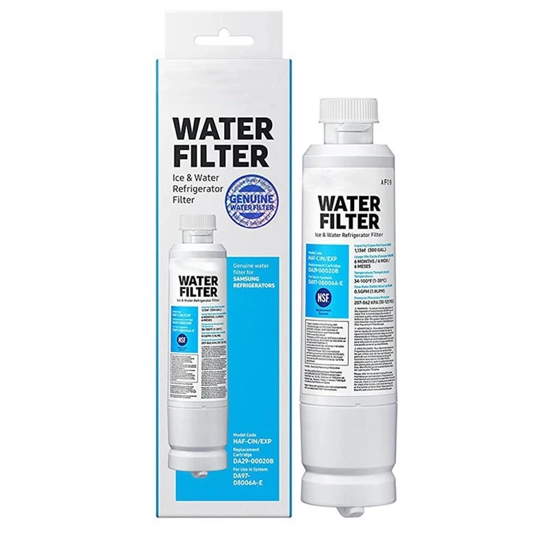 Replace Samsung DA29-00020B HAF-CIN / EXP DA97-08006A-B refrigerator water filter 4 pieces