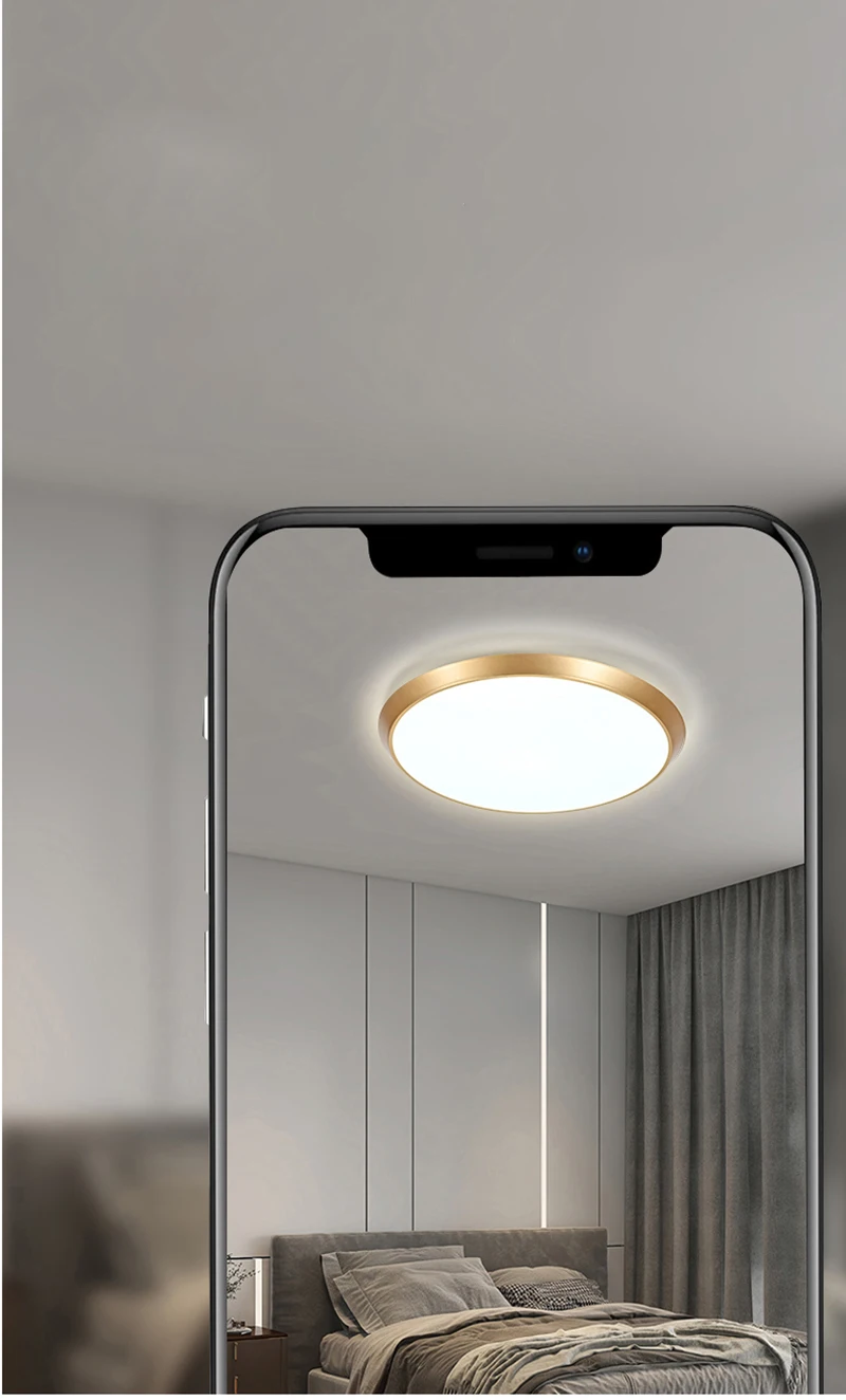 

Ultra-thin LED ceiling lamp bedroom lamp moisture-proof anti-mosquito three-proof ceiling lamp round bathroom balcony aisle lamp