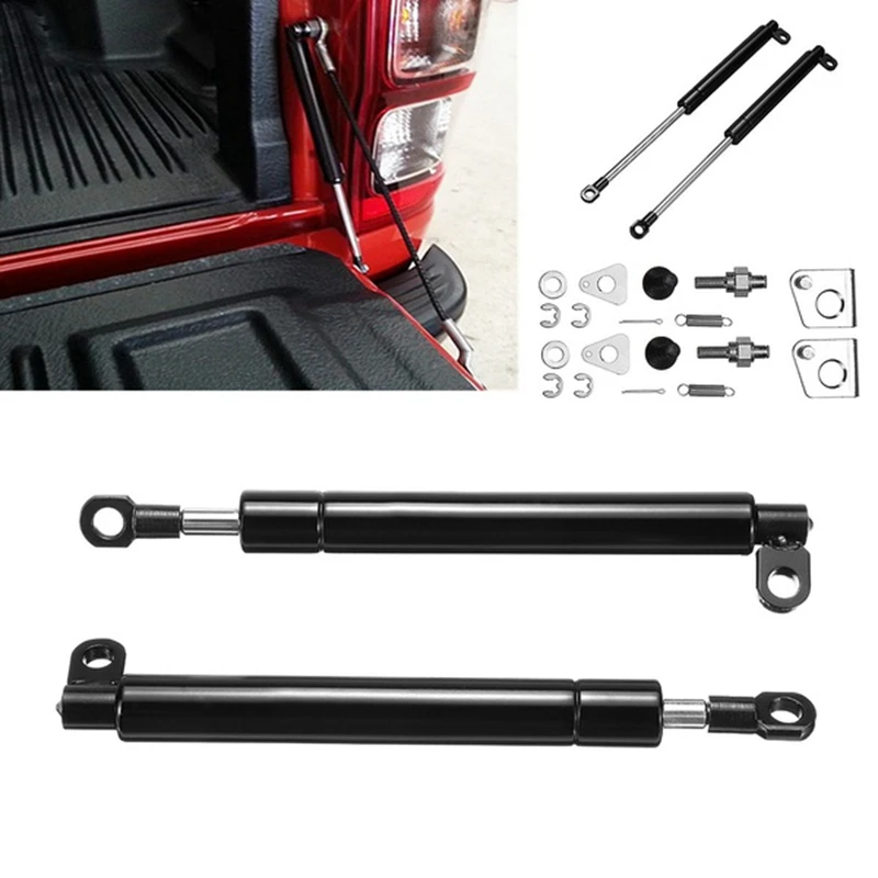 1 Pair Tailgate Slow Down & Easy Up Strut Set Support Rod for Ford Ranger T6 Xl Px Xlt Wildtrak 2011-2019