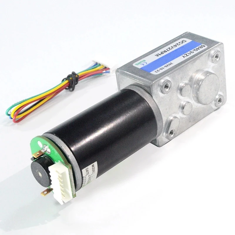 5840-31zy High Torque 12v DC Motor 24V Electric Motor Worm gear motor With Encoder