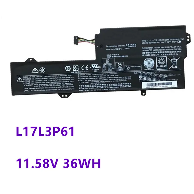 

L17L3P61 L17C3P61 L17M3P61 Laptop Battery For Lenovo IdeaPad 320S-13IKB,Yoga 720-12IKB 330-11IGM,xiaoxin 7000-13 11.58V 36WH